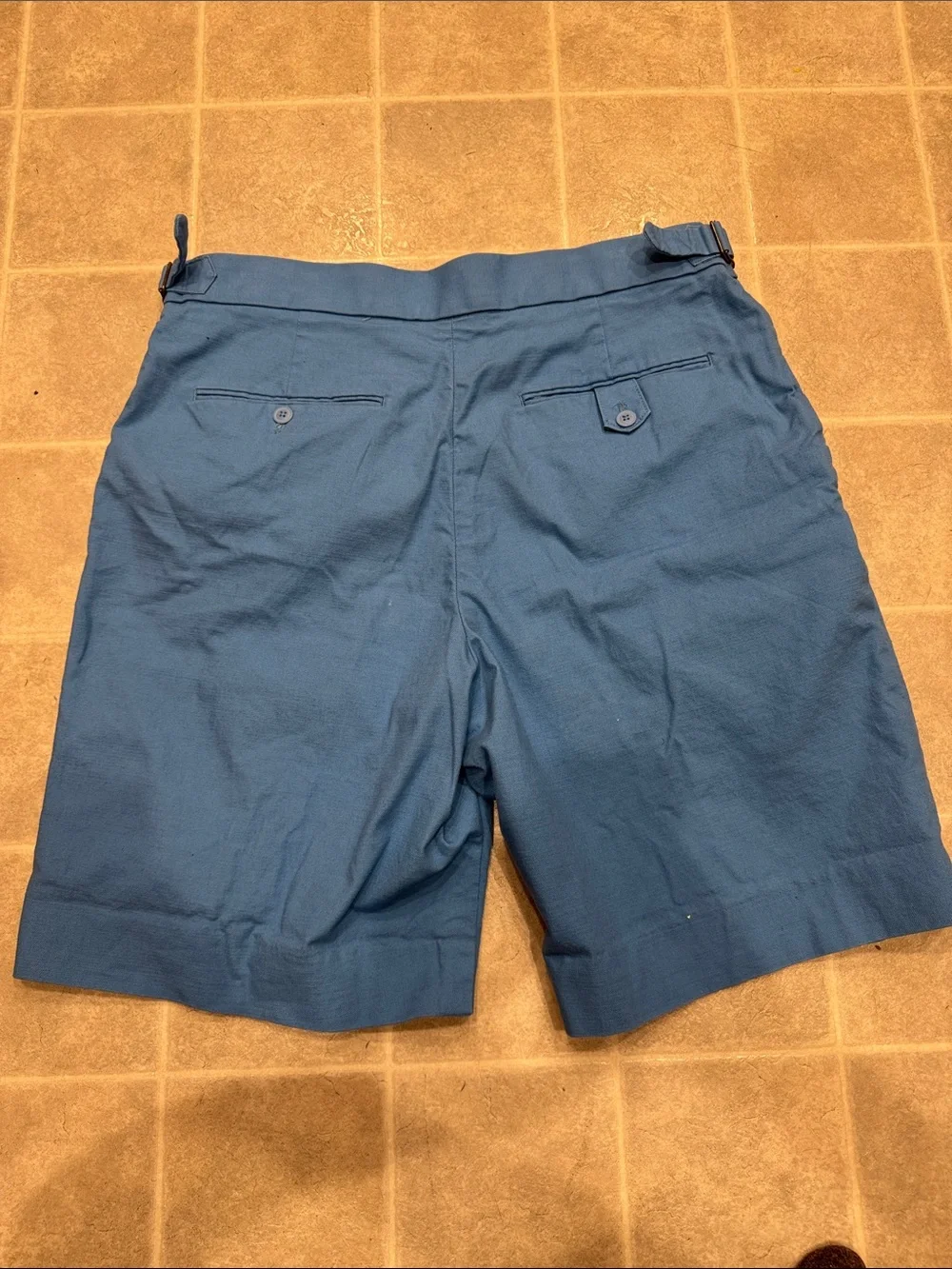 Banana Republic Blue Pleated Men's Shorts